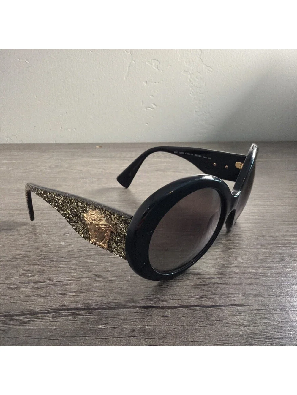 Versace Sunglasses MOD. 4298 Women’s Oversized Round Black FRAMES ONLY